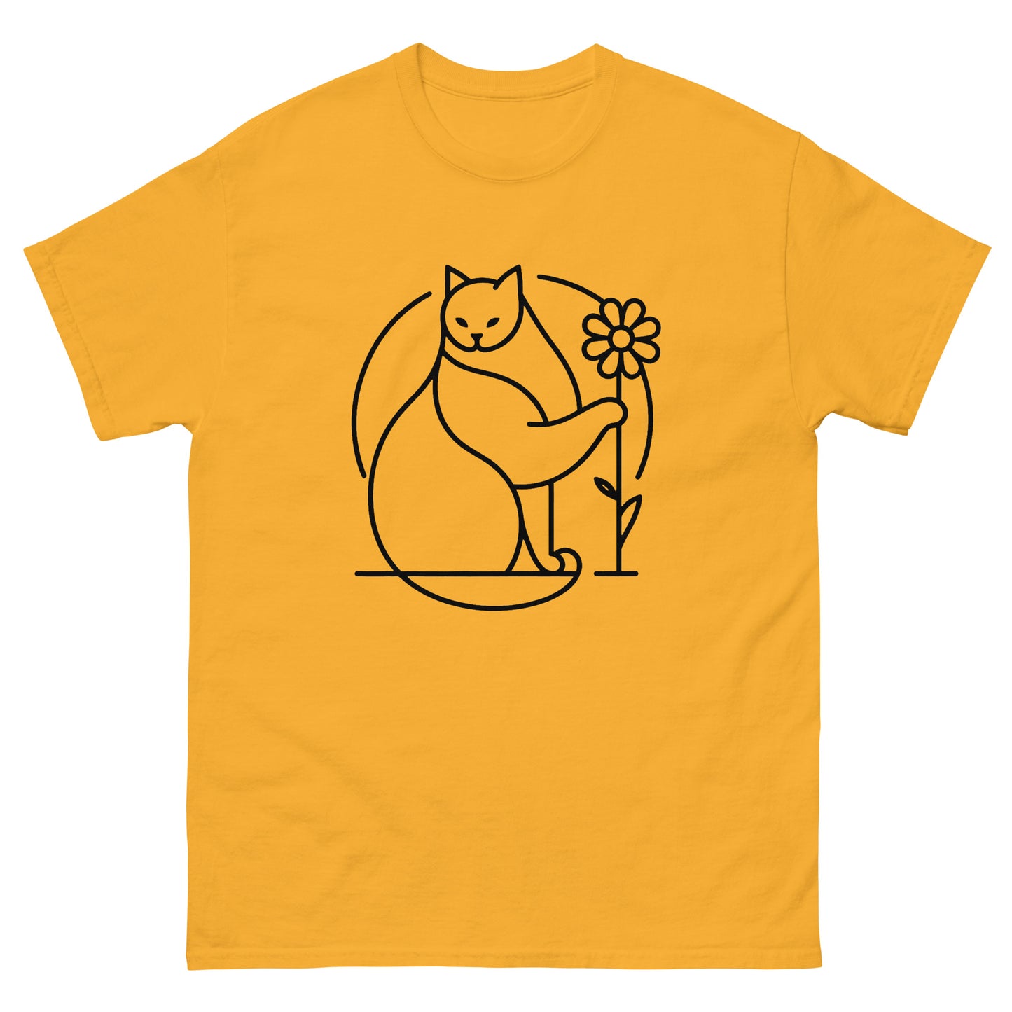 Cat & Flower - Unisex