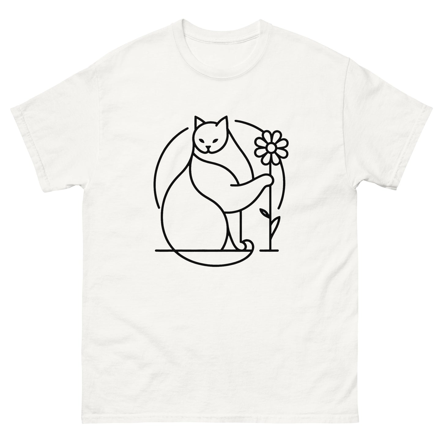 Cat & Flower - Unisex